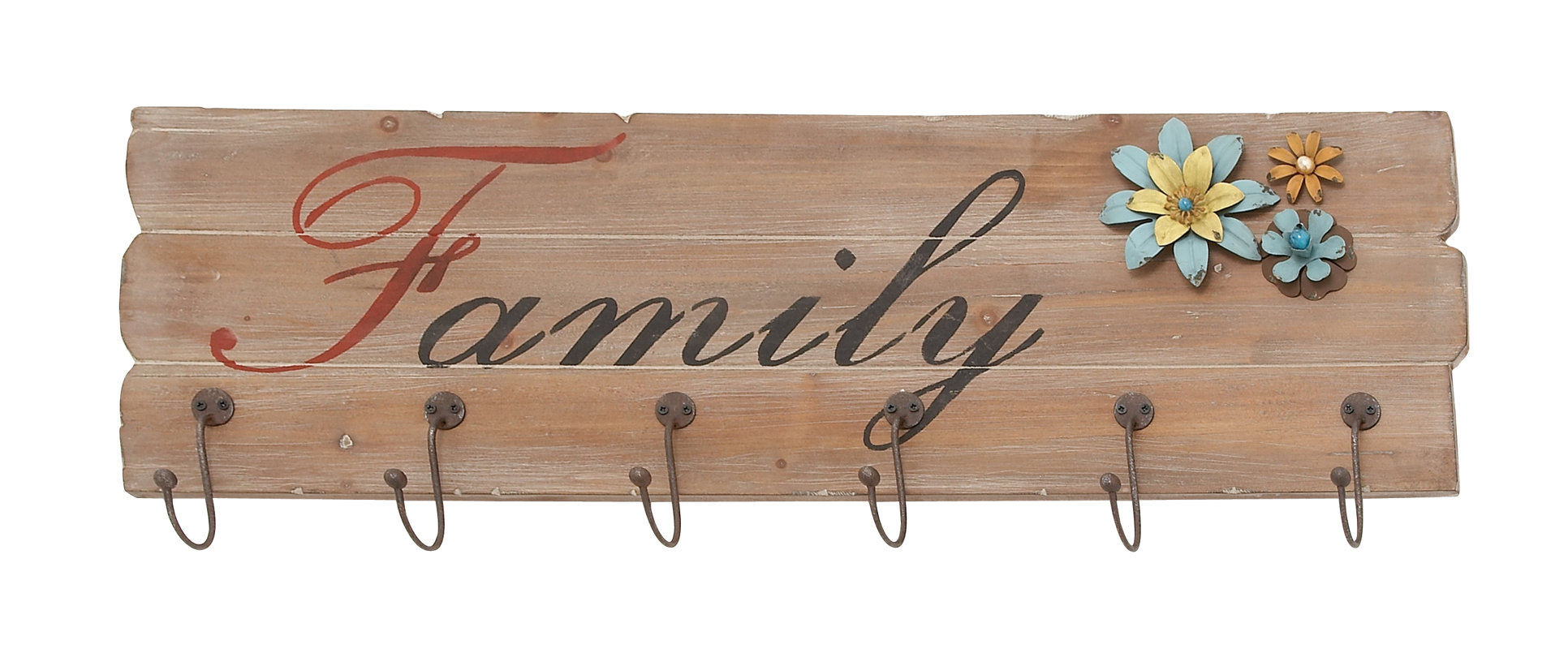 Cole & Grey Wood Wall Mounted Coat Rack Wayfair